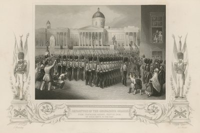 Départ des Grenadier Guards de Trafalgar Square - English School