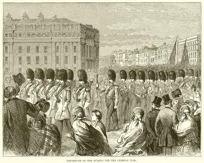 Départ des Gardes pour la Guerre de Crimée - English School