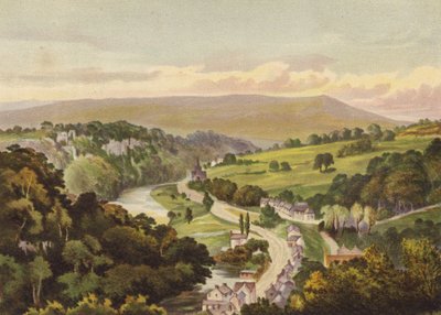 Derbyshire, Matlock, depuis les Hauteurs d