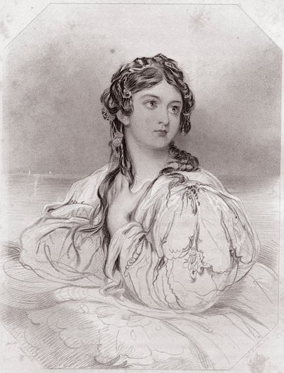 Desdémone, de la pièce Othello, « Galerie des femmes de Shakespeare » - English School