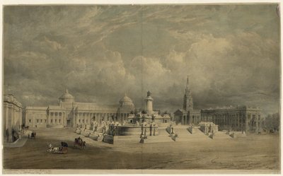 Projet de monument naval national pour Trafalgar Square - English School