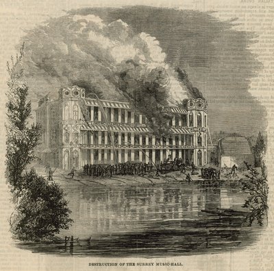 Destruction du Surrey Music Hall - English School