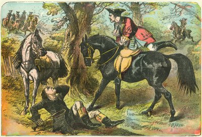 Dick Turpin prend possession de Black Bess - English School
