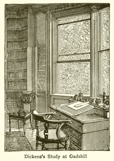 Le bureau de Dickens à Gadshill - English School
