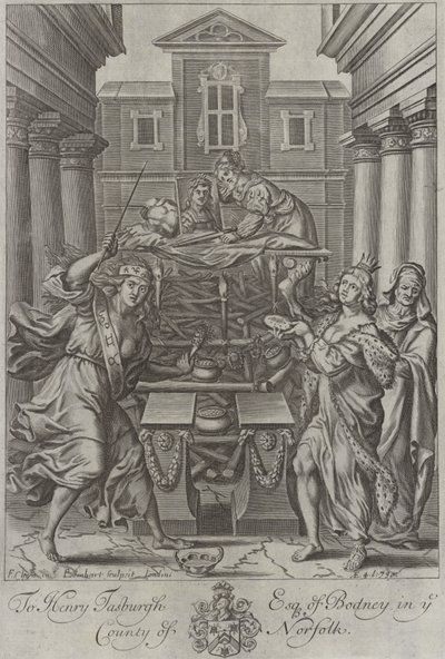 Didon construisant son bûcher funéraire - English School