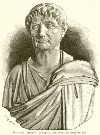 Dioclétien (Buste du Capitole, Salle des Empereurs, No. 80) - English School