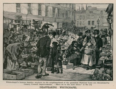 Disparition de Whitechapel : Les célèbres marchés du dimanche dans le quartier de l
