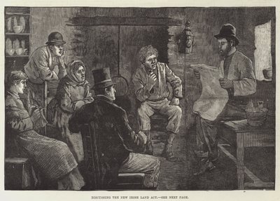 Discussion sur la nouvelle loi foncière irlandaise - English School