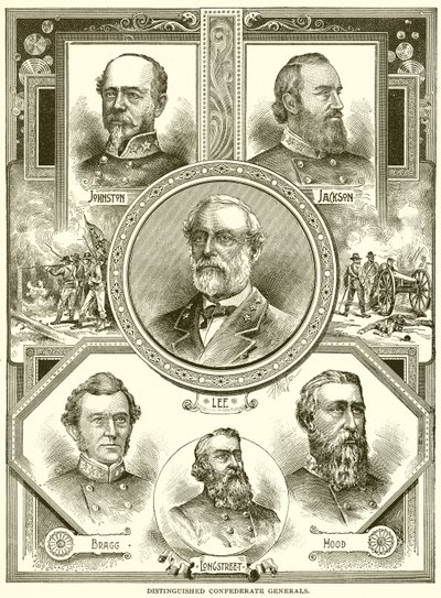 Généraux confédérés distingués - English School