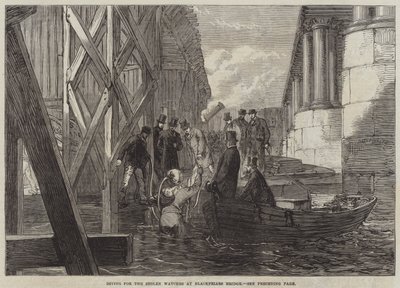 Plongée pour les montres volées au pont de Blackfriars - English School