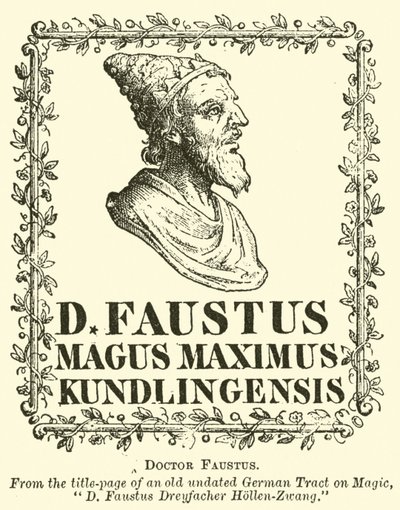 Docteur Faustus - English School