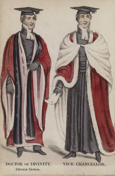 Docteur en Théologie, Robe de Cérémonie, Vice-Chancelier - English School