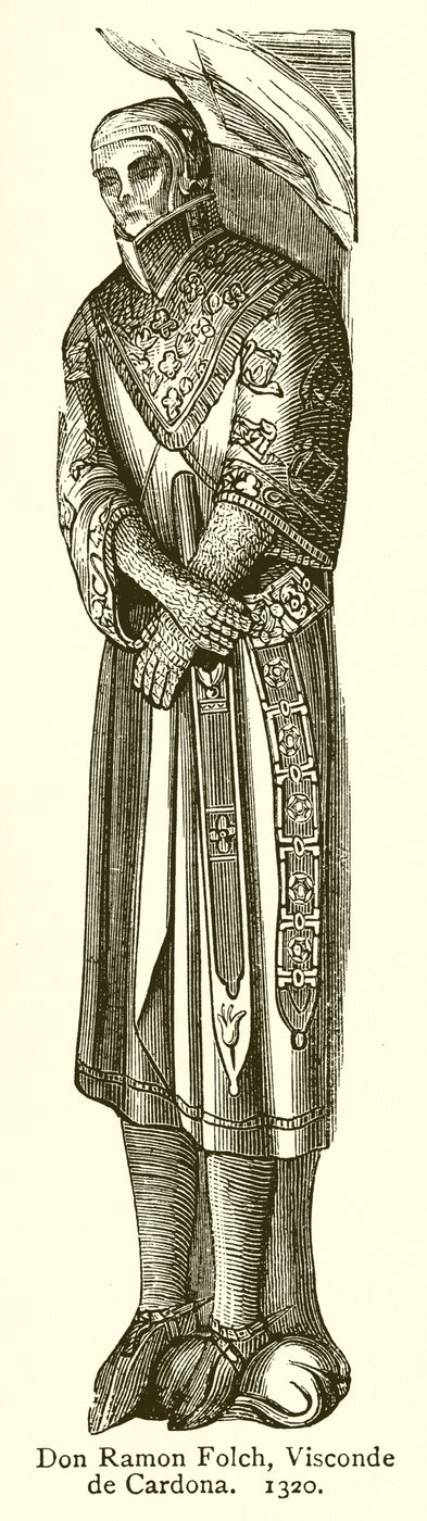 Don Ramon Folch, Vicomte de Cardona - English School