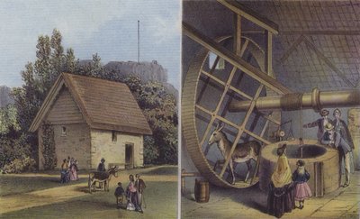 Maison des ânes et puits, château de Carisbrooke - English School