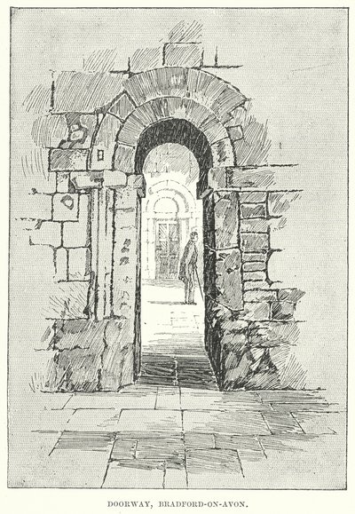 Porte, Bradford-on-Avon (gravure) - English School