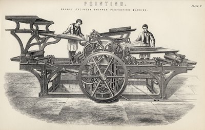 Machine à perfectionner à double cylindre, de L