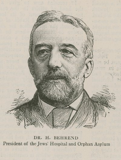 Dr H Behrend, président de l