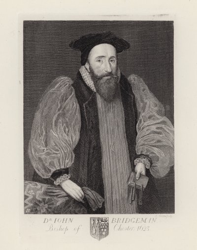 Dr John Bridgeman, Évêque de Chester - English School