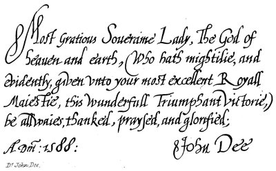Dr John Dee - English School