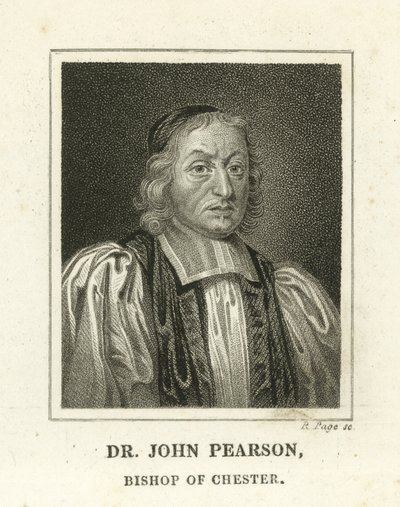 Dr John Pearson, évêque de Chester - English School