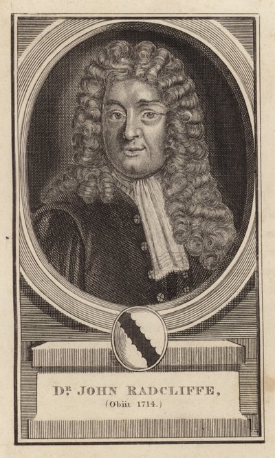 Dr John Radcliffe, Obiit 1714 - English School