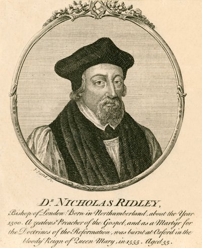 Dr Nicholas Ridley - English School