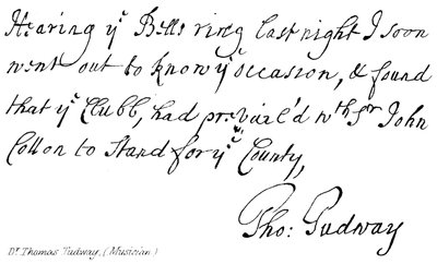 Dr Thomas Tudway (Musicien) - English School