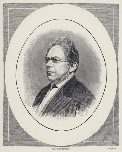 Dr Tischendorf (gravure) - English School
