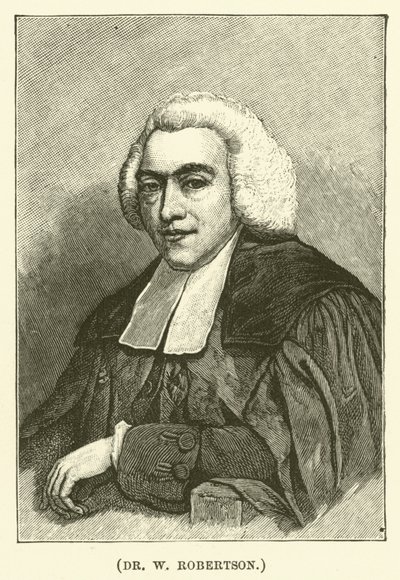 Dr W Robertson (gravure) - English School