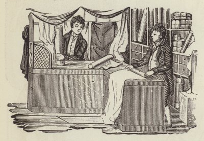 Magasin de drapier (gravure) - English School