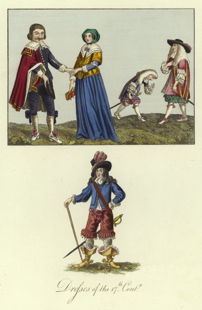 Robes du XVIIe siècle - English School