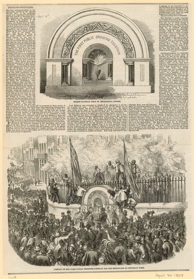 Fontaine à boire, adjacente à l