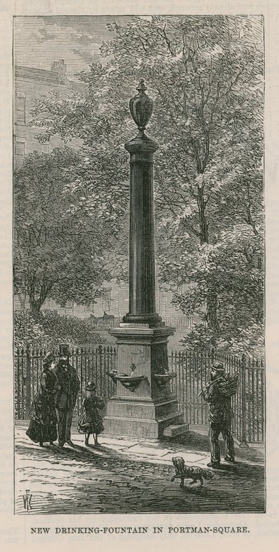 Fontaine à boire à Portman Square - English School