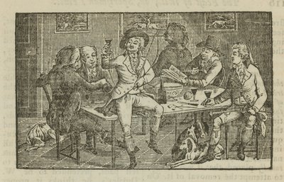 Boire dans une taverne londonienne - English School