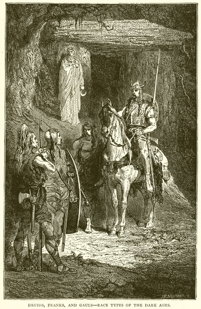 Druides, Francs et Gaulois--Types raciaux du Moyen Âge - English School