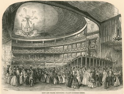 Théâtre de Drury Lane redécoré - Concert Promenade de Jullien - English School