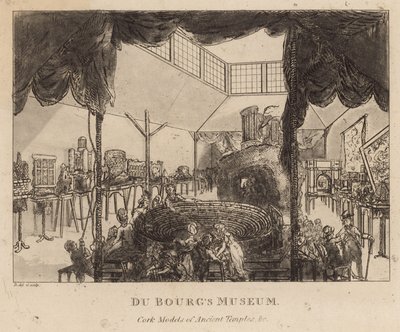 Musée Du Bougs, modèles en liège de temples anciens - English School