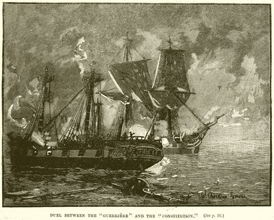 Duel entre la Guerrière et la Constitution - English School