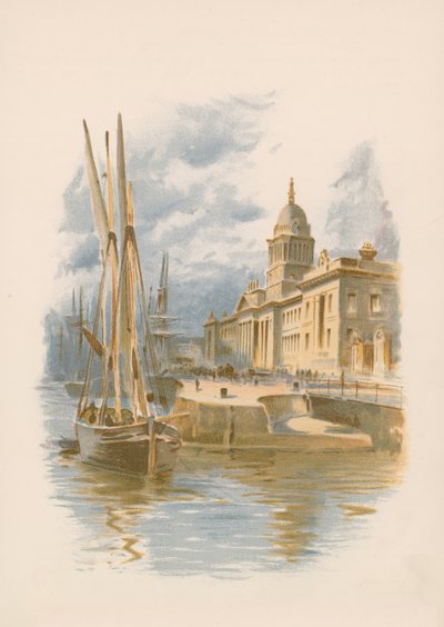 Douane et quai de Dublin - English School