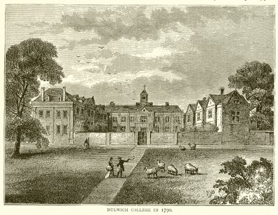 Collège de Dulwich en 1790 - English School