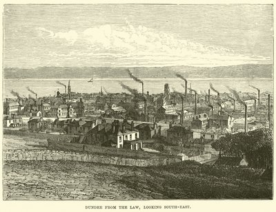 Dundee depuis la Loi, regardant vers le sud-est - English School