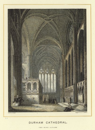 Cathédrale de Durham, les Neuf Autels - English School