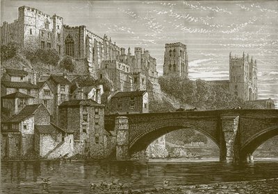 Durham, depuis la rivière - English School