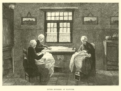Intérieur hollandais à Katwijk - English School