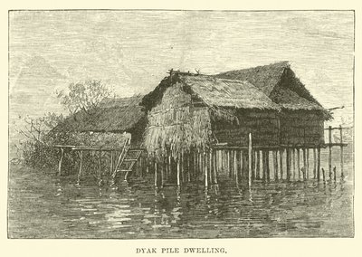 Habitation sur pilotis dyak - English School