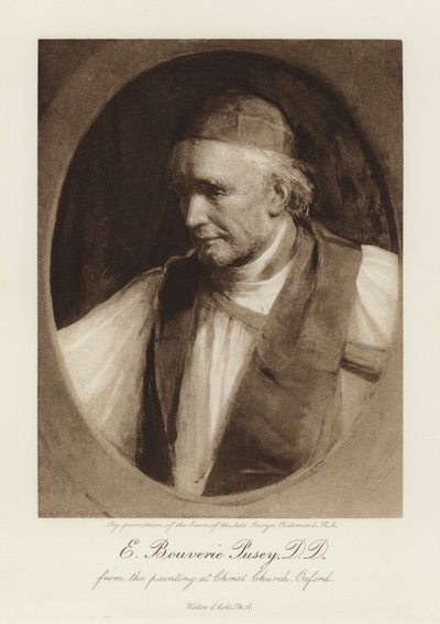 E Bouverie Pusey, DD (lithographie) - English School