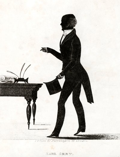 Earl Grey, homme politique britannique et Premier ministre qui a introduit la Grande Réforme de 1832 - English School