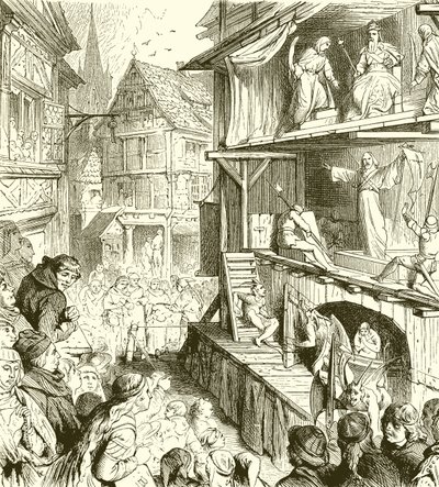 Drame ancien : une pièce de la Passion - English School