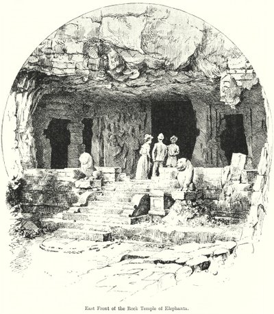 Façade est du temple rupestre d