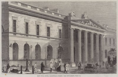 East India House, Leadenhall-Street (gravure) - English School